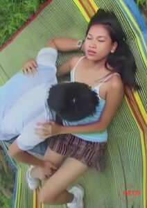 Thai Teen Threesome Outdoor